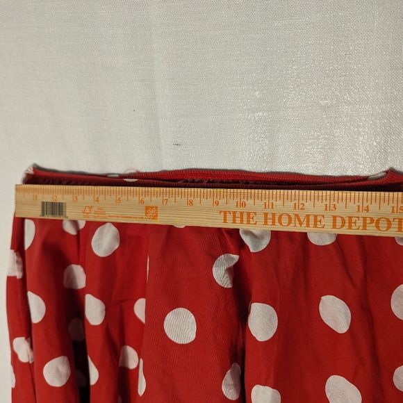 Mini Mouse Re/White Polka Dot Skirt - Picture 4 of 5